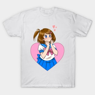 Just A Girl with Hearts T-Shirt